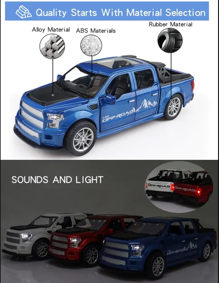 51102 diecast raptor material quality