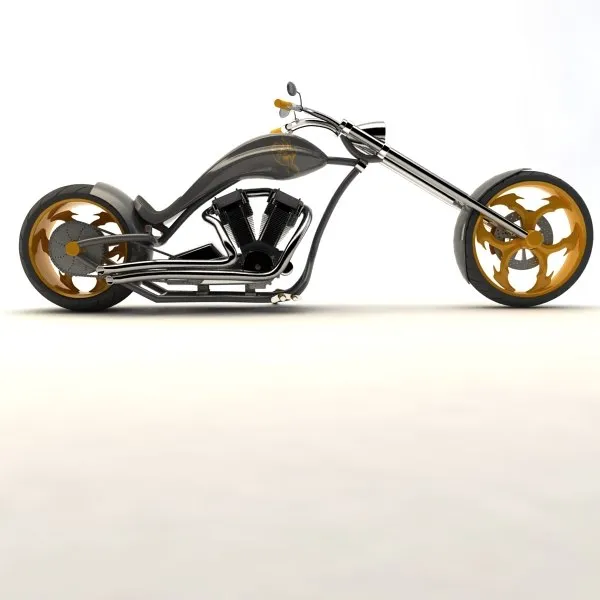 51125 black widow chopper model