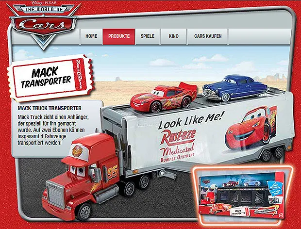 51169 cars talking mack diecast set 3