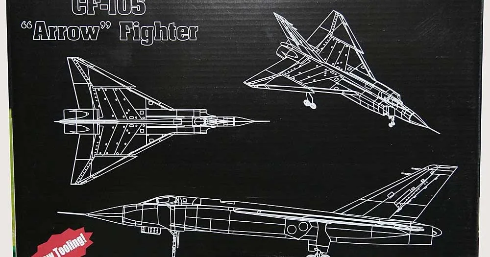 51188 avro arrow diecast model2