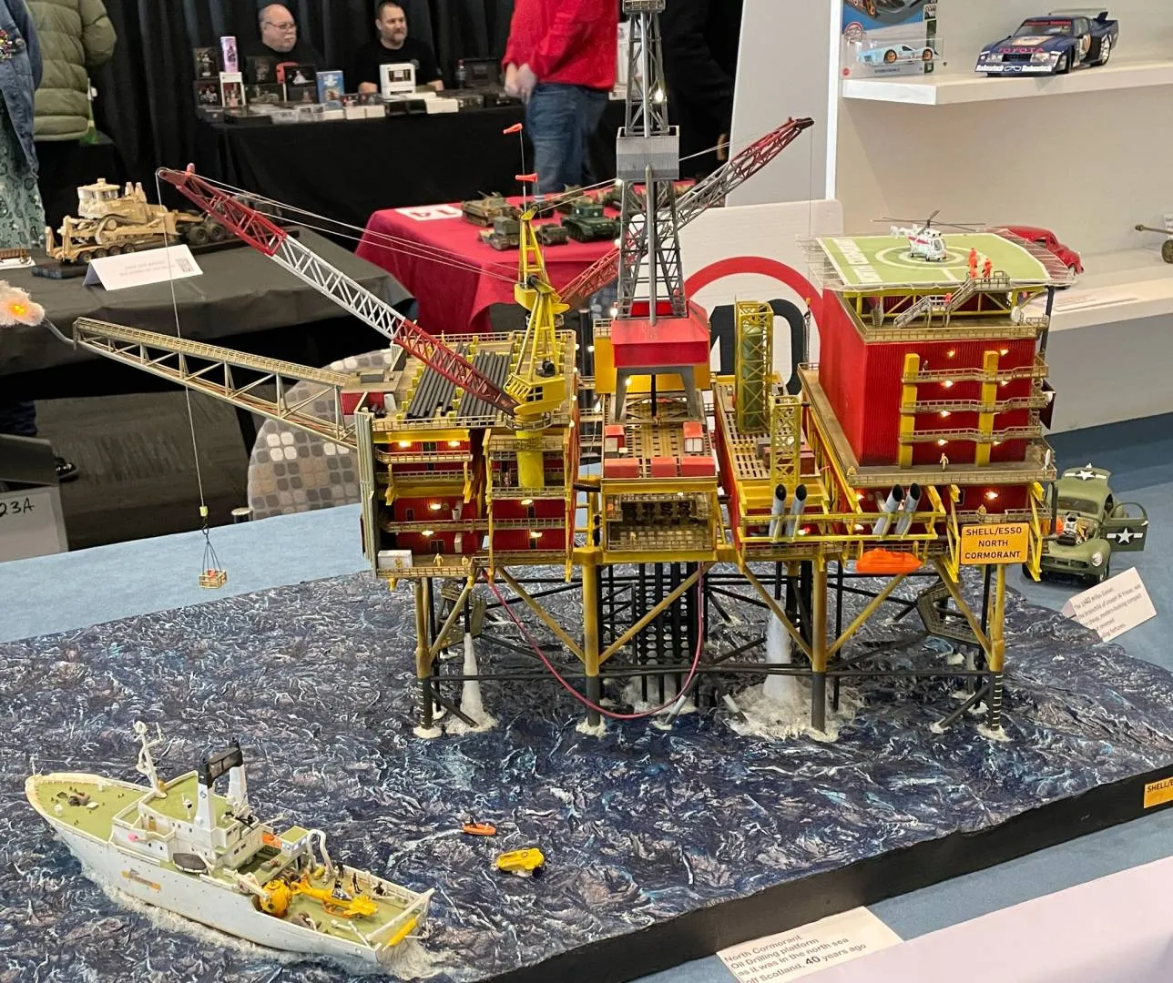 51203 displaying diecast cars