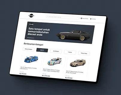 51205 diecast car display