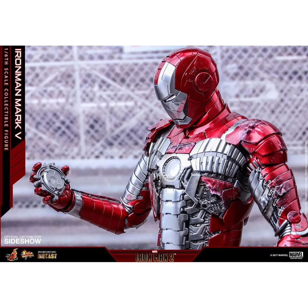 51243 hot toys iron man mark 5 diecast display