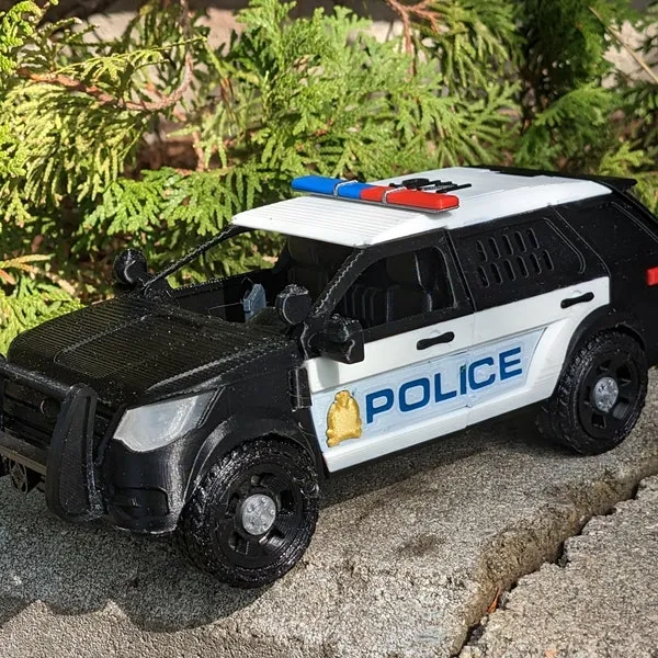 51285 police car model diecast 3