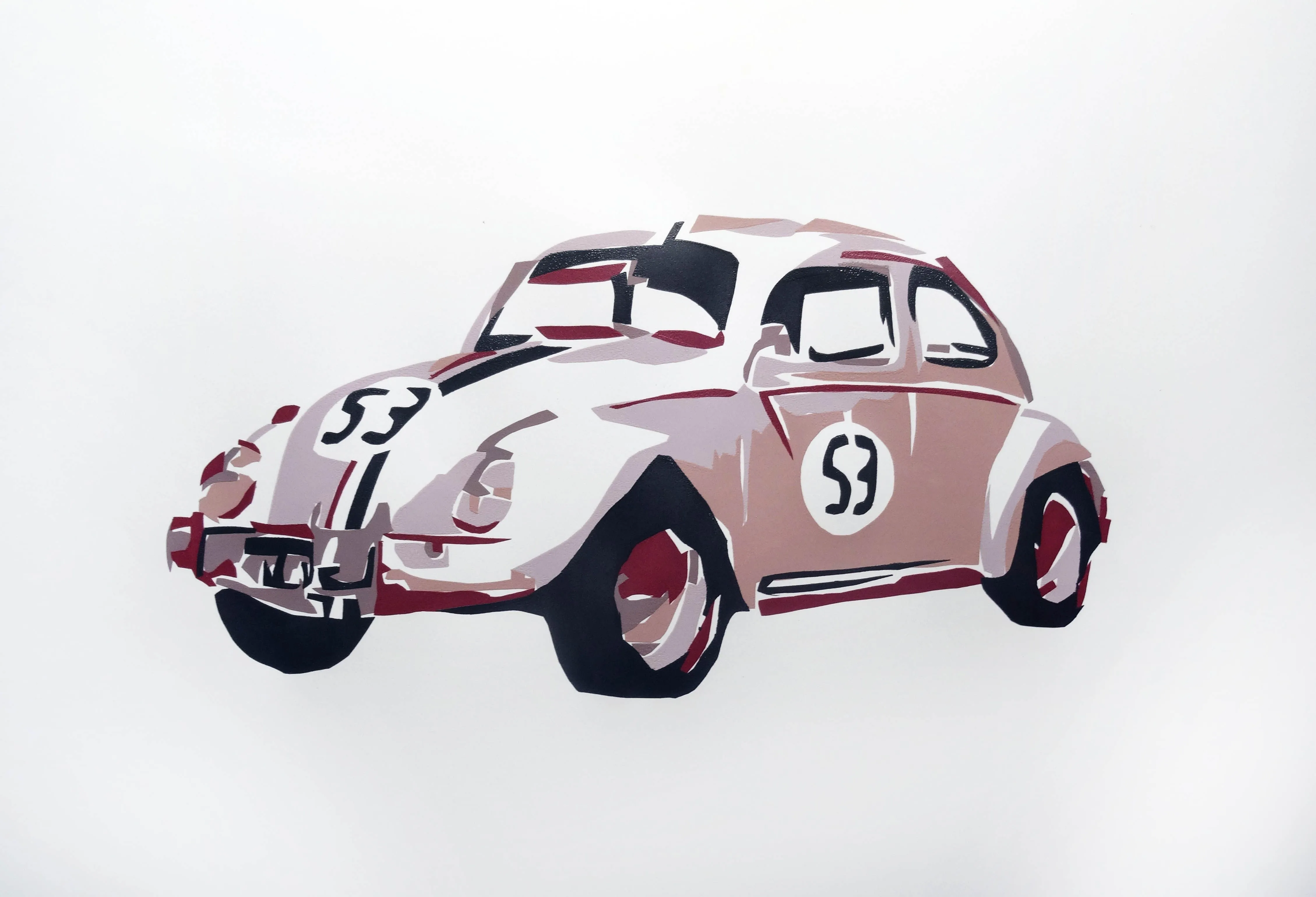 51290 herbie love bug display