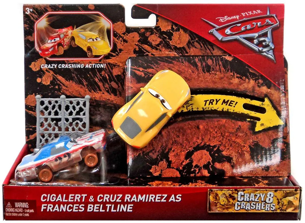 51299 cars 3 crazy 8 crashers diecast rare variations