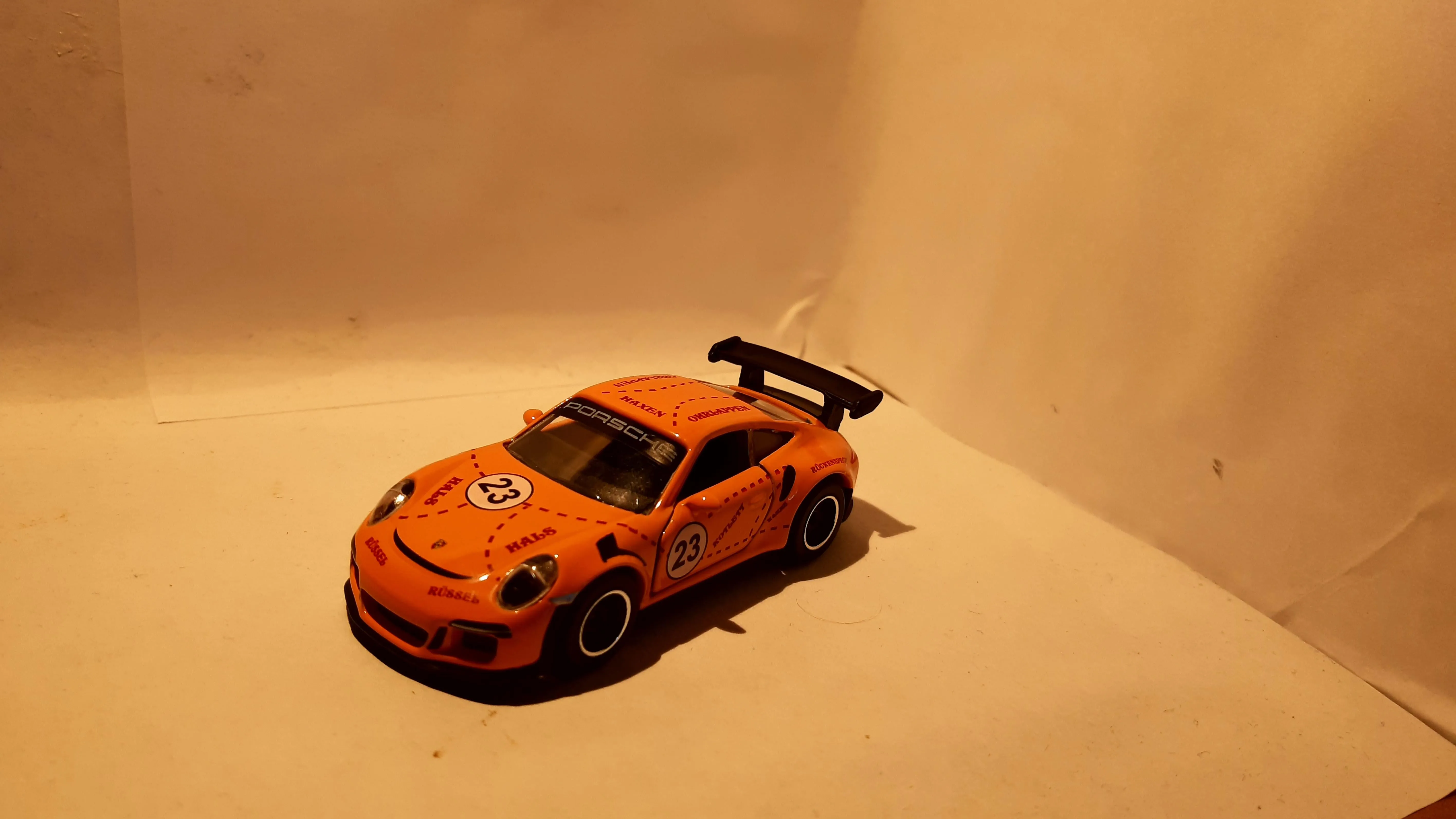 51316 gt3rs diecast interior detailing