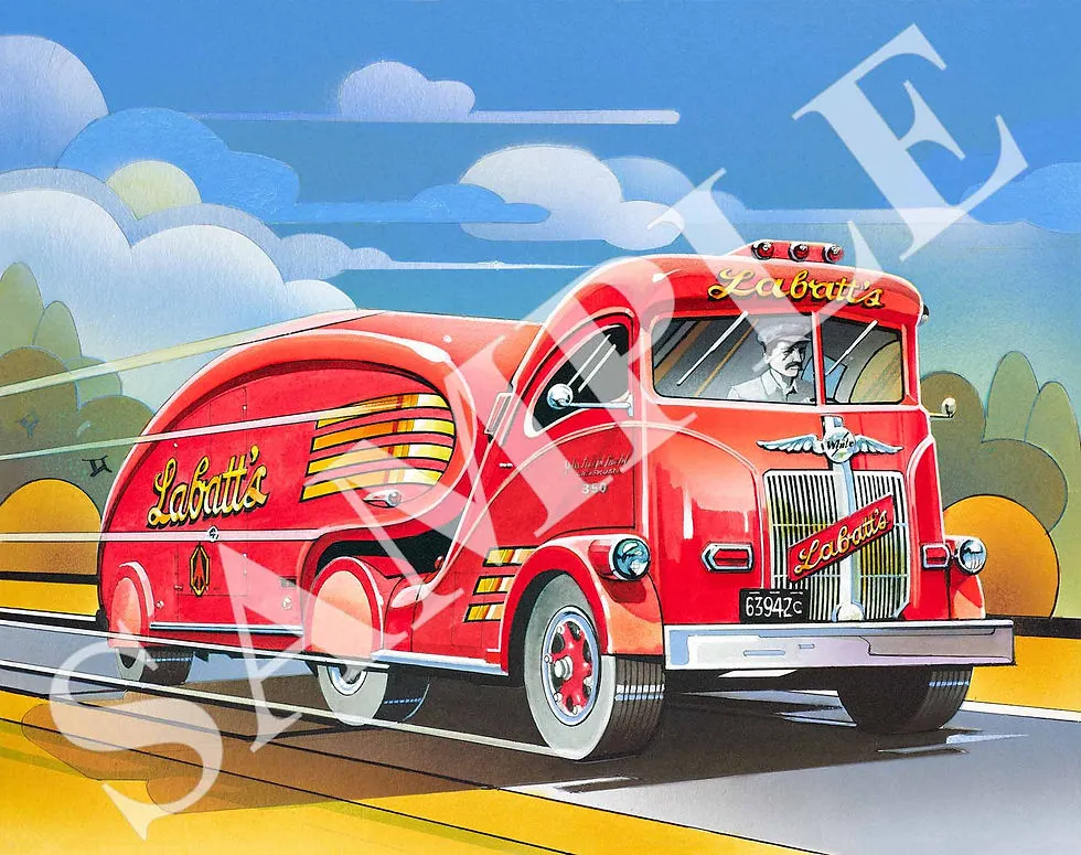 51329 labatt streamliner diecast overview