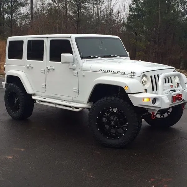 51338 jeep wrangler diecast white scale model