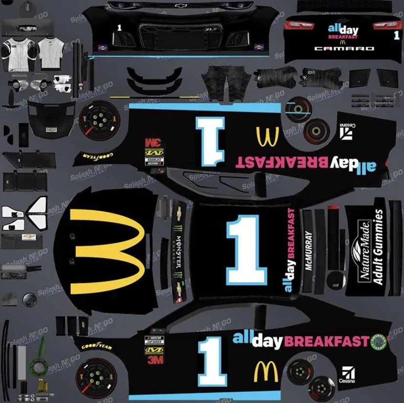 51383 nascar diecast driver