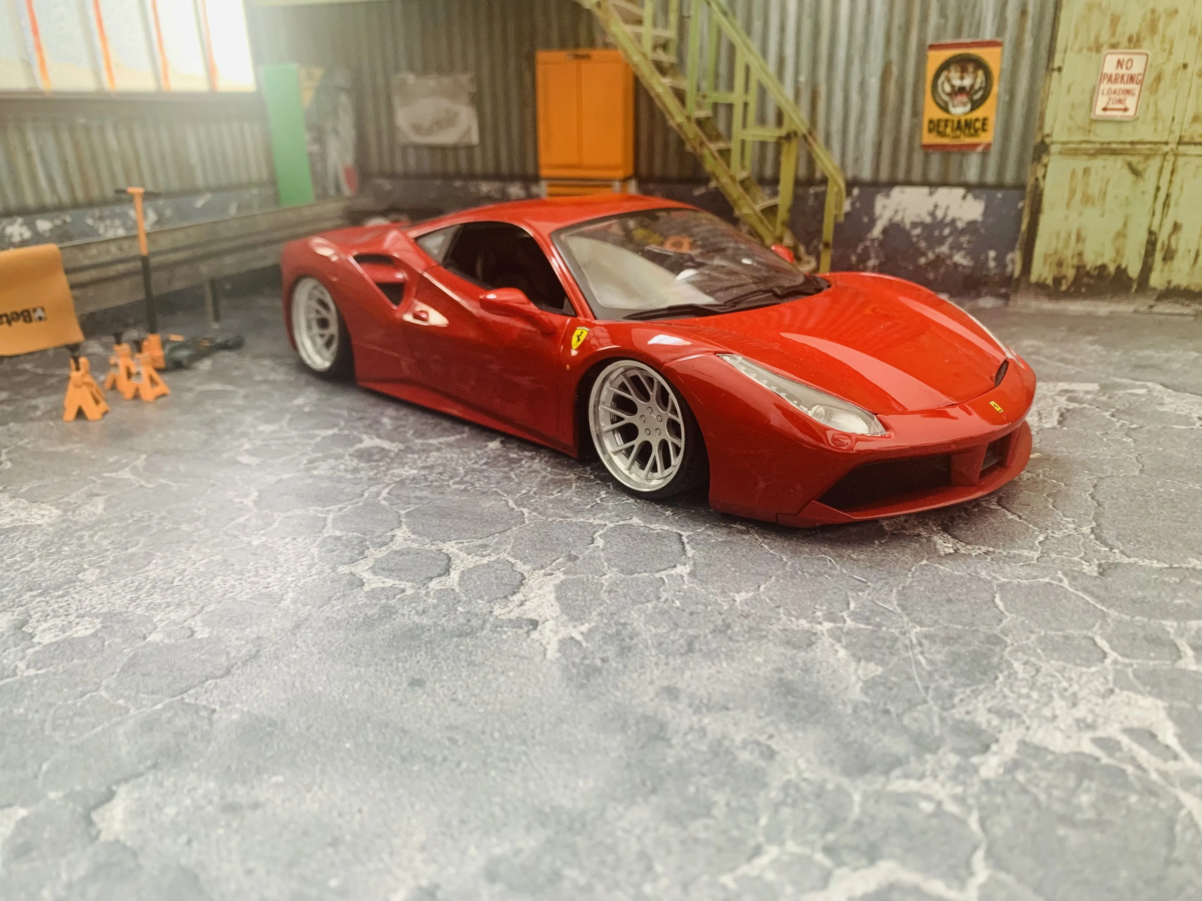 51411 diecast model display